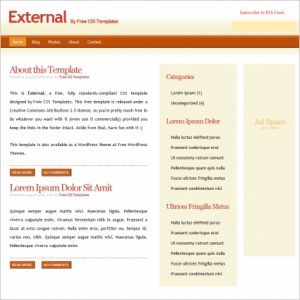 Template External – CSS Templates Free